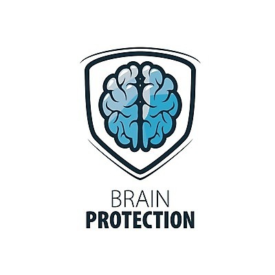 EPS 해외이미지 생각 일러스트 사람없음 수비 심볼 뇌 방패모양 해외202004 해외202105 해외일러스트 모양 모션 방패 파일형식 벡터