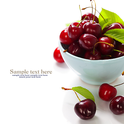 포토 JPG 해외이미지 그릇 잎 타이포그라피 사람없음 체리 흰배경 담기 카피스페이스 해외202004 해외포토 식물 문자 식기 백그라운드 과일 모션 공백 흰색 파일형식