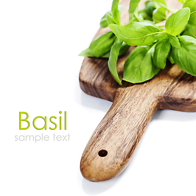 포토 JPG 해외이미지 실내 타이포그라피 사람없음 흰배경 바질 나무도마 카피스페이스 해외202004 해외포토 문자 백그라운드 도마 내부 목재 공백 흰색 파일형식