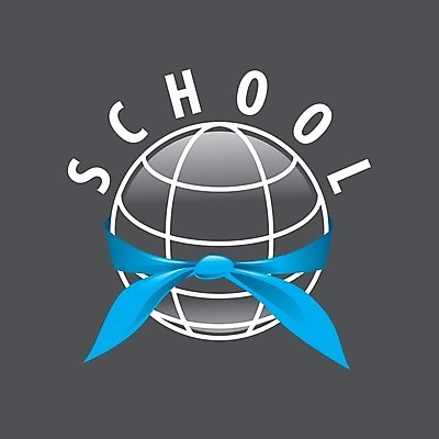 EPS 해외이미지 리본 일러스트 학교 사람없음 지구본 스쿨라이프 회색 심볼 해외202004 해외202105 해외일러스트 라이프스타일 교육 컬러 파일형식 벡터
