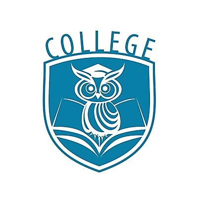 EPS 해외이미지 교육 일러스트 사람없음 책 캠퍼스라이프 심볼 대학교 부엉이 방패모양 해외202004 해외202105 해외일러스트 모양 라이프스타일 학교 조류 방패 파일형식 벡터