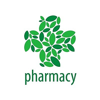 EPS 해외이미지 컨셉 십자가 잎 일러스트 사람없음 초록색 약국 심볼 십자모양 해외202004 해외202105 해외일러스트 모양 식물 컬러 의학 십자 파일형식 벡터