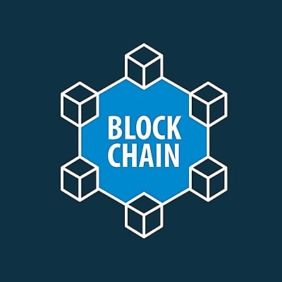 EPS 해외이미지 선 일러스트 사람없음 파란색 디지털 네트워크 연결 심볼 육면체 블록체인 해외202004 해외202105 해외일러스트 도형 컬러 금융 파일형식 벡터 4차산업