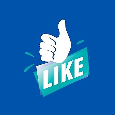 EPS 해외이미지 일러스트 사람없음 파란색 최고 심볼 손모양 소셜네트워크 스플래쉬 좋음 해외202004 해외202105 해외일러스트 모양 컬러 컨셉 파일형식 벡터 손_신체부위