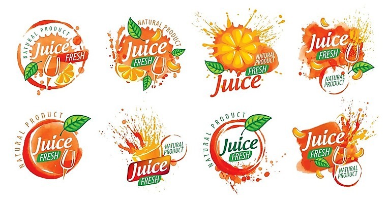 EPS 해외이미지 디자인 음료 백그라운드 일러스트 잔 사람없음 세트 주스 과일주스 심볼 스플래쉬 해외202004 해외202105 해외일러스트 식기 과일 파일형식 벡터