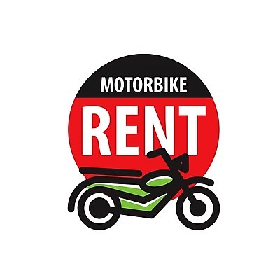 EPS 해외이미지 일러스트 사람없음 오토바이 원형 심볼 공유 대여 렌탈 빌리다 해외202004 해외202105 해외일러스트 도형 바이크 파일형식 벡터