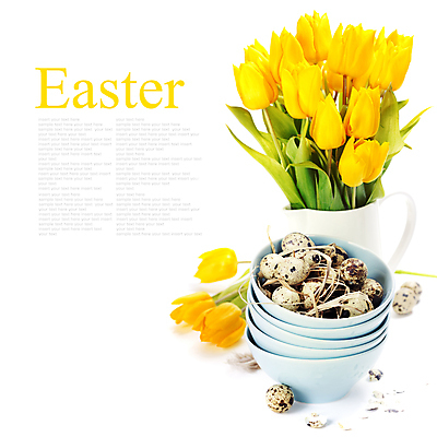 포토 JPG 해외이미지 그릇 꽃다발 부활절 실내 타이포그라피 사람없음 쌓기 꽃병 튤립 껍질 흰배경 메추리알 카피스페이스 해외202004 해외포토 문자 식기 기념일 꽃 백그라운드 모션 내부 알 공백 흰색 파일형식