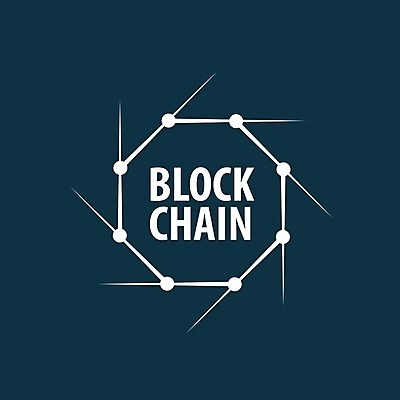 EPS 해외이미지 선 일러스트 사람없음 디지털 흰색 점 네트워크 남색 심볼 팔각형 블록체인 해외202004 해외202105 해외일러스트 도형 컬러 금융 파일형식 벡터 4차산업