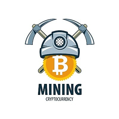 EPS 해외이미지 일러스트 타이포그라피 사람없음 디지털 안전모 발굴 심볼 곡괭이 가상화폐 해외202004 해외202105 해외일러스트 문자 돈 헬멧 안전장비 파일형식 벡터