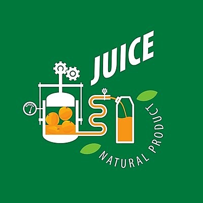 EPS 해외이미지 디자인 음료 백그라운드 일러스트 사람없음 기계 주스 심볼 톱니바퀴 담기 음료수병 해외202004 해외202105 해외일러스트 모션 병_담는 파일형식 벡터