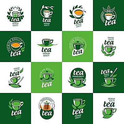 EPS 해외이미지 디자인 백그라운드 잎 일러스트 사람없음 세트 숟가락 머그컵 찻잔 찻주전자 허브 심볼 해외202004 해외202105 해외일러스트 식물 주전자 잔 수저 컵 파일형식 벡터