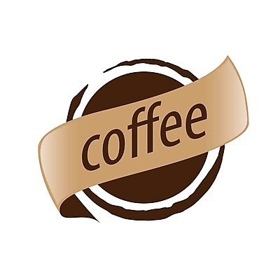 EPS 해외이미지 디자인 리본 커피 백그라운드 일러스트 사람없음 커피잔 심볼 해외202004 해외202105 해외일러스트 음료 잔 파일형식 벡터