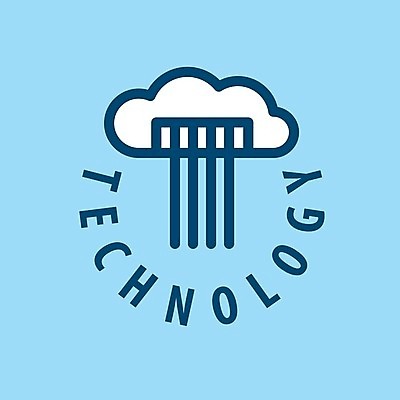 EPS 해외이미지 하늘색 일러스트 비즈니스 기술 사람없음 심볼 구름모양 클라우드서비스 해외202004 해외202105 해외일러스트 모양 파란색 서비스 파일형식 벡터 구름_자연