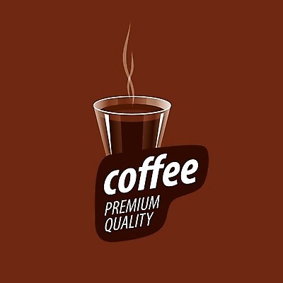 EPS 해외이미지 디자인 커피 백그라운드 일러스트 사람없음 갈색 커피잔 심볼 해외202004 해외202105 해외일러스트 음료 컬러 잔 파일형식 벡터