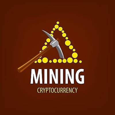 EPS 해외이미지 일러스트 타이포그라피 사람없음 갈색 디지털 삼각형 발굴 심볼 곡괭이 가상화폐 해외202004 해외202105 해외일러스트 도형 문자 컬러 돈 파일형식 벡터