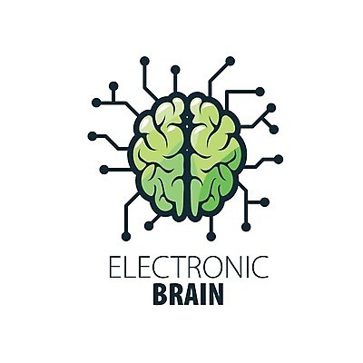 EPS 해외이미지 생각 일러스트 사람없음 회로판 심볼 뇌 해외202004 해외202105 해외일러스트 파일형식 벡터