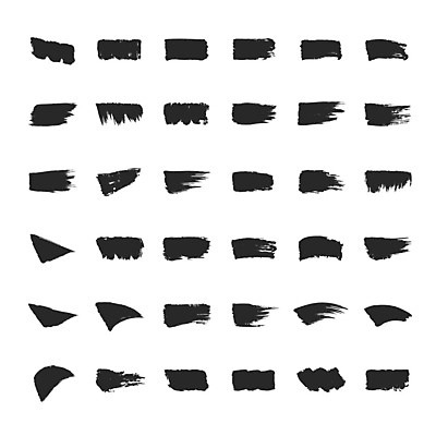 EPS 해외이미지 디자인 일러스트 붓터치 사람없음 검은색 질감 그런지 국경 해외202004 해외202105 해외일러스트 컬러 파일형식 벡터