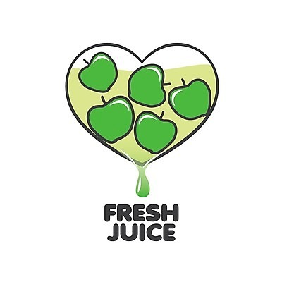 EPS 해외이미지 디자인 음료 백그라운드 잎 일러스트 사람없음 물방울 하트 사과 심볼 사과주스 해외202004 해외202105 해외일러스트 모양 식물 과일 과일주스 파일형식 벡터