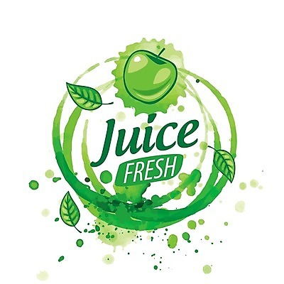 EPS 해외이미지 디자인 백그라운드 잎 일러스트 사람없음 사과 심볼 사과주스 스플래쉬 해외202004 해외202105 해외일러스트 식물 과일 과일주스 파일형식 벡터