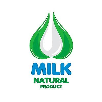 EPS 해외이미지 디자인 일러스트 타이포그라피 사람없음 우유 물방울 심볼 칼슘 해외202004 해외202105 해외일러스트 문자 유제품 파일형식 벡터