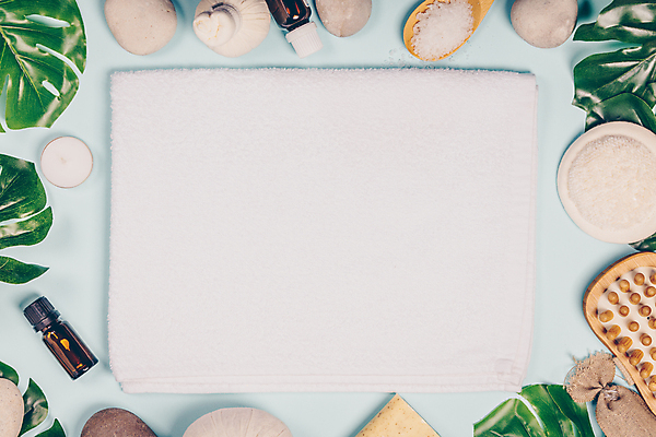 포토 JPG 해외이미지 잎 사람없음 위생용품 스파용품 아로마테라피 해외202004 해외포토 식물 생활용품 스파 오브젝트 테라피 파일형식