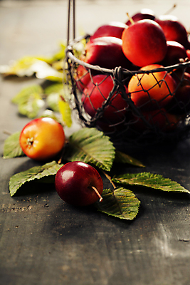 포토 JPG 해외이미지 잎 실내 사람없음 아웃포커스 신선 사과 담기 나무바닥 사과바구니 해외202004 해외포토 식물 과일 모션 바닥 촬영기법 내부 바구니 파일형식