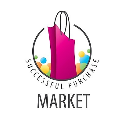 EPS 해외이미지 일러스트 사람없음 쇼핑 쇼핑백 원형 심볼 해외202004 해외202105 해외일러스트 도형 가방 파일형식 벡터