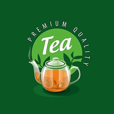 EPS 해외이미지 디자인 백그라운드 잎 일러스트 사람없음 찻주전자 허브 심볼 해외202004 해외202105 해외일러스트 식물 주전자 파일형식 벡터