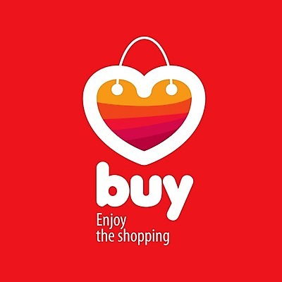 EPS 해외이미지 일러스트 사람없음 빨간색 쇼핑 쇼핑백 하트 구매 심볼 해외202004 해외202105 해외일러스트 모양 컬러 가방 파일형식 벡터