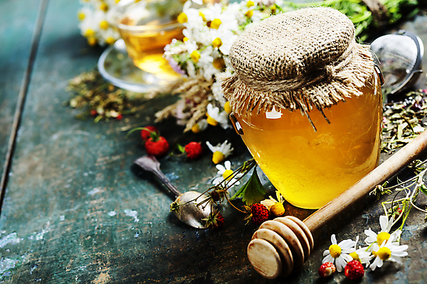 포토 JPG 해외이미지 꽃다발 실내 사람없음 숟가락 달콤 나무바닥 꿀 찻잎 꿀단지 캐모마일 허니디퍼 해외202004 차거름망 해외포토 꽃 바닥 수저 내부 차_음료 도구 맛 허브 파일형식