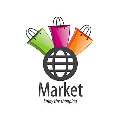 EPS 해외이미지 일러스트 사람없음 쇼핑 쇼핑백 심볼 지구모양 해외202004 해외202105 해외일러스트 모양 지구 가방 파일형식 벡터