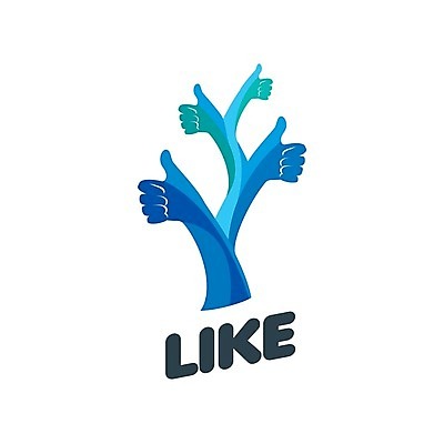 EPS 해외이미지 나무 일러스트 사람없음 최고 심볼 손모양 소셜네트워크 좋음 해외202004 해외202105 해외일러스트 모양 식물 컨셉 파일형식 벡터 손_신체부위