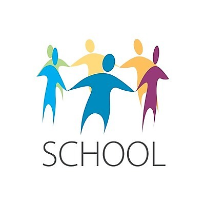 EPS 해외이미지 일러스트 학교 사람모양 사람없음 스쿨라이프 손잡기 심볼 해외202004 해외202105 해외일러스트 모양 라이프스타일 교육 모션 파일형식 벡터