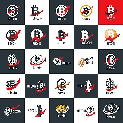 EPS 해외이미지 화살표 일러스트 비즈니스 사람없음 빨간색 경제 글로벌 디지털 검은색 흰색 심볼 가상화폐 해외202004 해외202105 해외일러스트 컬러 돈 파일형식 벡터