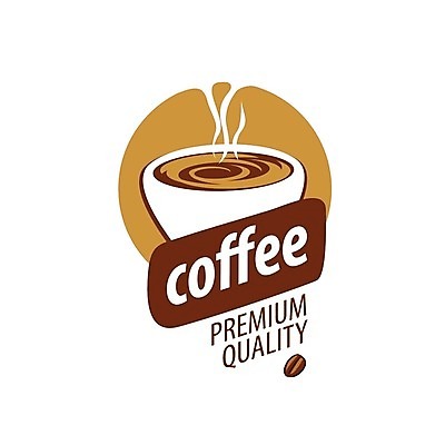 EPS 해외이미지 디자인 커피 백그라운드 일러스트 사람없음 갈색 머그컵 원두 커피잔 심볼 해외202004 해외202105 해외일러스트 음료 컬러 잔 컵 파일형식 벡터