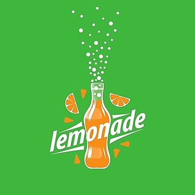 EPS 해외이미지 디자인 음료 백그라운드 일러스트 사람없음 거품 레몬 레모네이드 심볼 음료수병 해외202004 해외202105 해외일러스트 과일 에이드 병_담는 파일형식 벡터