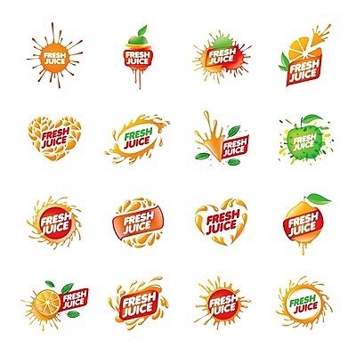 EPS 해외이미지 디자인 음료 백그라운드 잎 오렌지 일러스트 사람없음 세트 주스 하트 사과 과일주스 심볼 스플래쉬 해외202004 해외202105 해외일러스트 모양 식물 과일 파일형식 벡터