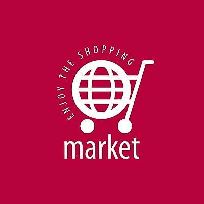 EPS 해외이미지 일러스트 사람없음 쇼핑 쇼핑카 심볼 지구모양 버건디 해외202004 해외202105 해외일러스트 모양 지구 빨간색 카트 파일형식 벡터