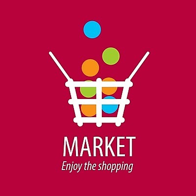 EPS 해외이미지 일러스트 사람없음 쇼핑 원형 심볼 장바구니 버건디 해외202004 해외202105 해외일러스트 도형 빨간색 바구니 파일형식 벡터