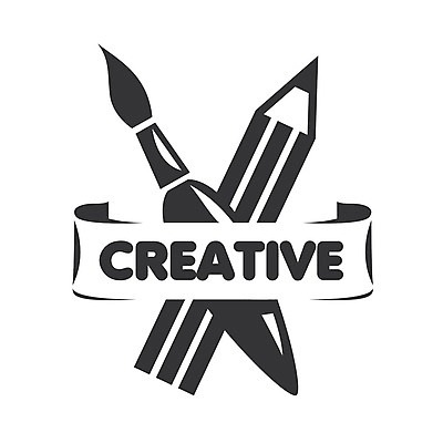 EPS 해외이미지 리본 일러스트 학교 미술 사람없음 연필 스쿨라이프 붓 심볼 미술교육 창의력 해외202004 해외202105 해외일러스트 라이프스타일 교육 문화예술 학용품 필기구 파일형식 벡터