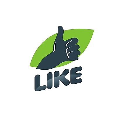 EPS 해외이미지 잎 일러스트 사람없음 최고 심볼 손모양 소셜네트워크 좋음 해외202004 해외202105 해외일러스트 모양 식물 컨셉 파일형식 벡터 손_신체부위