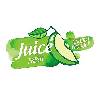 EPS 해외이미지 디자인 백그라운드 잎 일러스트 사람없음 사과 심볼 사과조각 사과주스 스플래쉬 해외202004 해외202105 해외일러스트 식물 과일 과일주스 파일형식 벡터