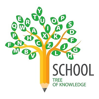 EPS 해외이미지 나무 알파벳 잎 일러스트 학교 영어교육 사람없음 연필 스쿨라이프 교양 심볼 해외202004 해외202105 해외일러스트 식물 라이프스타일 영어 교육 학용품 필기구 파일형식 벡터