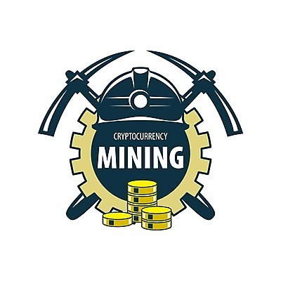 EPS 해외이미지 일러스트 타이포그라피 사람없음 디지털 동전 안전모 발굴 심볼 톱니바퀴 곡괭이 동전탑 가상화폐 해외202004 해외202105 해외일러스트 문자 돈 쌓기 헬멧 안전장비 파일형식 벡터