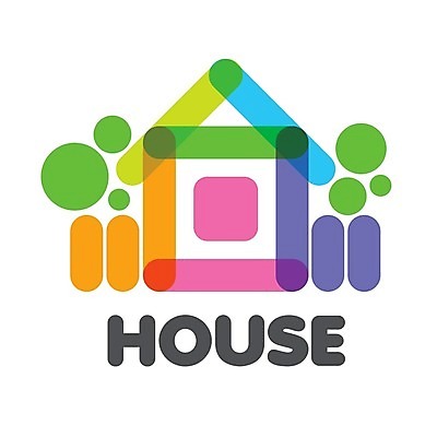 EPS 해외이미지 일러스트 주택 사람없음 심볼 겹침 집모양 해외202004 해외202105 해외일러스트 모양 건물 파일형식 벡터