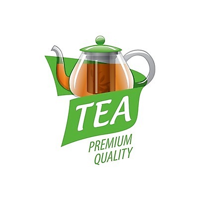 EPS 해외이미지 디자인 백그라운드 일러스트 사람없음 차 찻주전자 허브 심볼 해외202004 해외202105 해외일러스트 식물 음료 주전자 파일형식 벡터