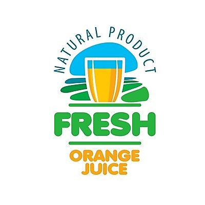 EPS 해외이미지 디자인 음료 백그라운드 잎 일러스트 잔 사람없음 주스 오렌지주스 심볼 해외202004 해외202105 해외일러스트 식물 식기 과일주스 파일형식 벡터