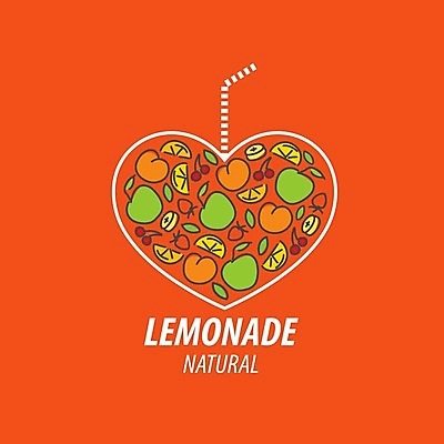 EPS 해외이미지 디자인 백그라운드 잎 오렌지 일러스트 딸기 빨대 사람없음 하트 체리 사과 과일주스 레몬 레모네이드 심볼 복숭아 해외202004 해외202105 해외일러스트 모양 식물 과일 주스 에이드 파일형식 벡터