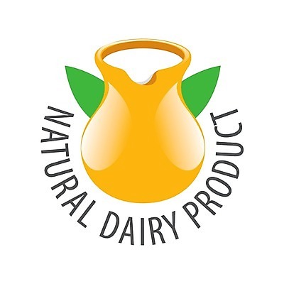 EPS 해외이미지 디자인 잎 일러스트 사람없음 우유 우유병 심볼 해외202004 해외202105 해외일러스트 식물 병_용기 유제품 파일형식 벡터