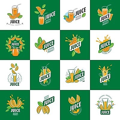 EPS 해외이미지 디자인 음료 백그라운드 오렌지 과일 일러스트 잔 빨대 사람없음 세트 주스 과일주스 심볼 해외202004 해외202105 해외일러스트 식기 파일형식 벡터